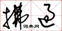 刘少英拂过草书怎么写