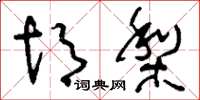 刘少英胡梨草书怎么写