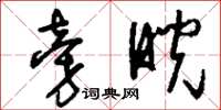 刘少英旁睨草书怎么写