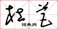 刘少英杜茝草书怎么写
