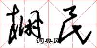 刘少英棚民草书怎么写