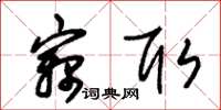朱锡荣窃取草书怎么写