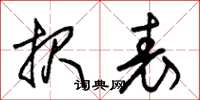朱锡荣报表草书怎么写