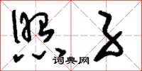 刘少英照子草书怎么写