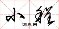 朱锡荣小程草书怎么写