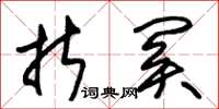 朱锡荣折关草书怎么写