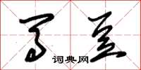 朱锡荣马豆草书怎么写