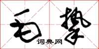 朱锡荣毛挚草书怎么写