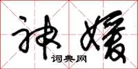 朱锡荣神媛草书怎么写