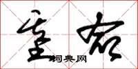 朱锡荣基命草书怎么写