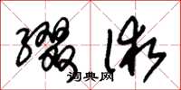 朱锡荣缀术草书怎么写
