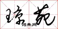 朱锡荣琼苑草书怎么写