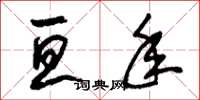 朱锡荣亘年草书怎么写