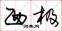 朱锡荣西极草书怎么写