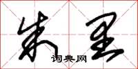 朱锡荣朱里草书怎么写