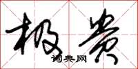 朱锡荣极贵草书怎么写