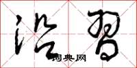 曾庆福沿习草书怎么写