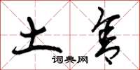 曾庆福土舍草书怎么写