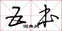 曾庆福五本草书怎么写
