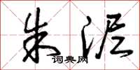 曾庆福朱泥草书怎么写