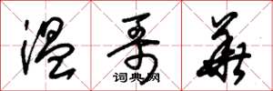 朱锡荣温哥华草书怎么写