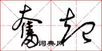 曾庆福奋起草书怎么写