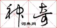 曾庆福神奇草书怎么写