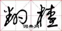 曾庆福翻茬草书怎么写