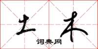 梁锦英土木草书怎么写