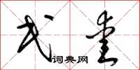 梁锦英民爱草书怎么写