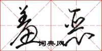 骆恒光羞恶草书怎么写