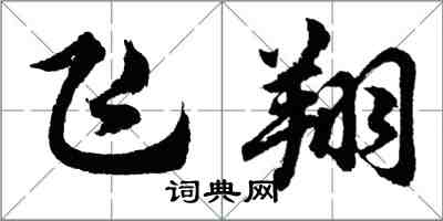 胡问遂飞翔行书怎么写