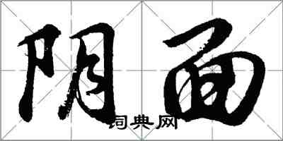 胡问遂阴面行书怎么写