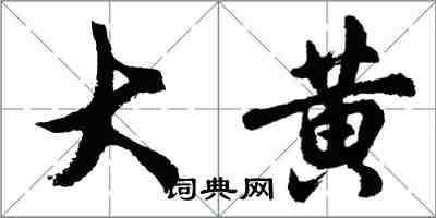 胡问遂大黄行书怎么写