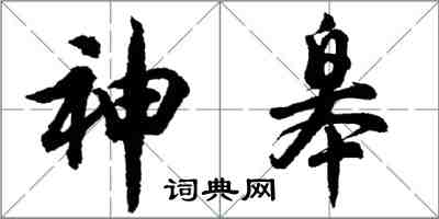 胡问遂神皋行书怎么写