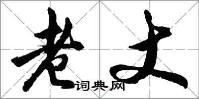 胡问遂老丈行书怎么写