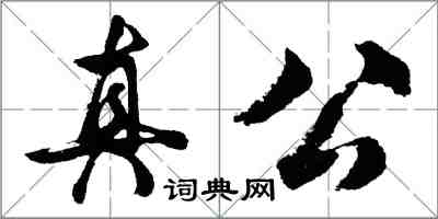 胡问遂真公行书怎么写