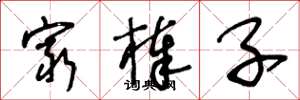 王冬龄穷棒子草书怎么写