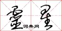 王冬龄灵星草书怎么写