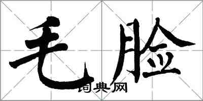 翁闿运毛脸楷书怎么写