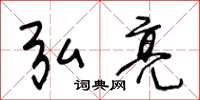王冬龄弘亮草书怎么写