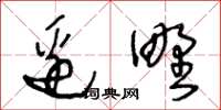 王冬龄边野草书怎么写