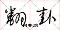 王冬龄翻卦草书怎么写
