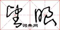 王冬龄望眼草书怎么写