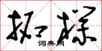 刘少英拓朴草书怎么写
