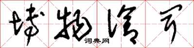 刘少英博物洽闻草书怎么写