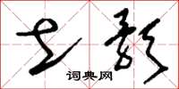 刘少英土歌草书怎么写