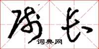 刘少英帅长草书怎么写