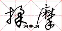 王冬龄揉摩草书怎么写