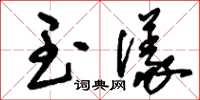 刘少英玉仪草书怎么写